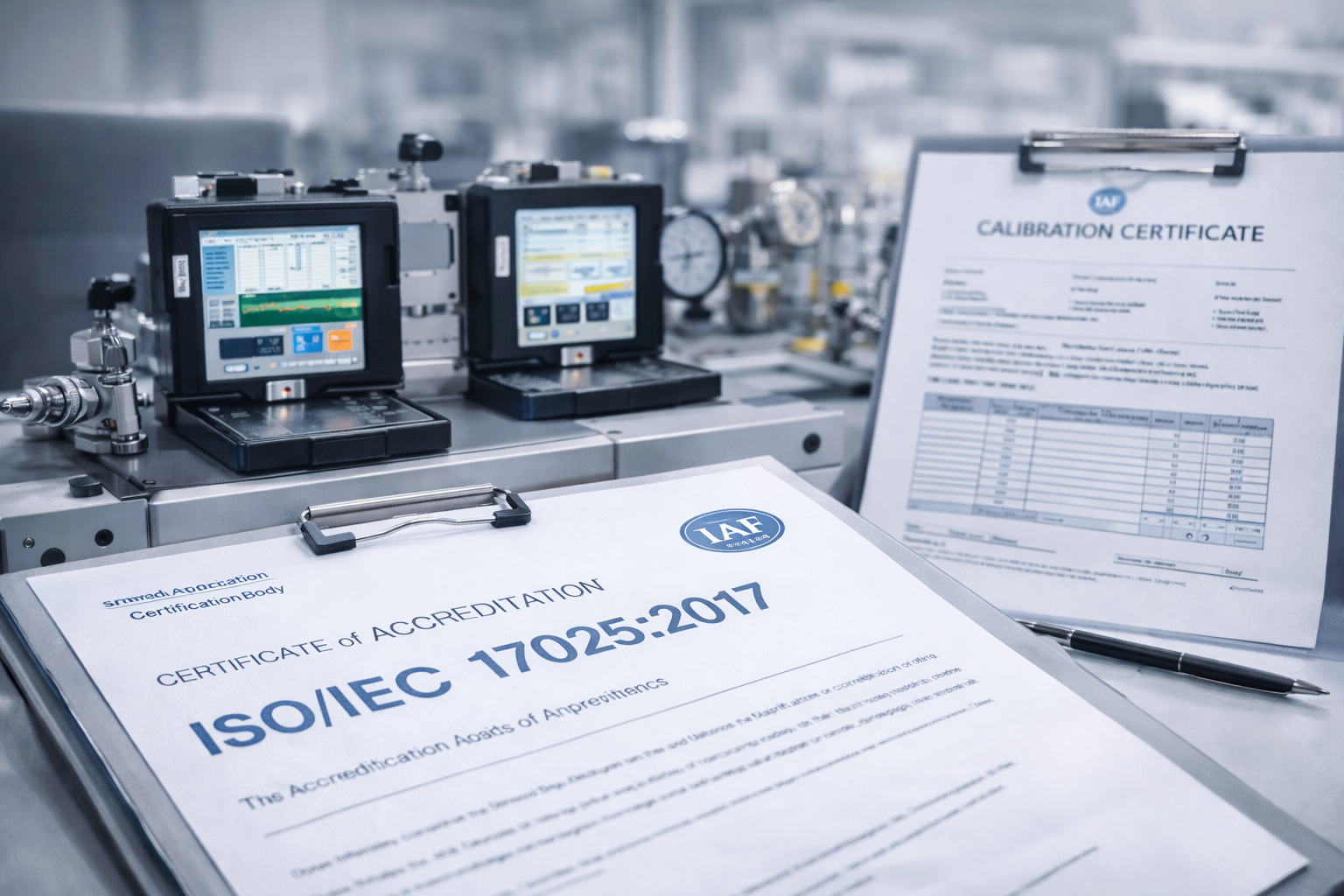 Placeholder: ISO/IEC 17025 certificate