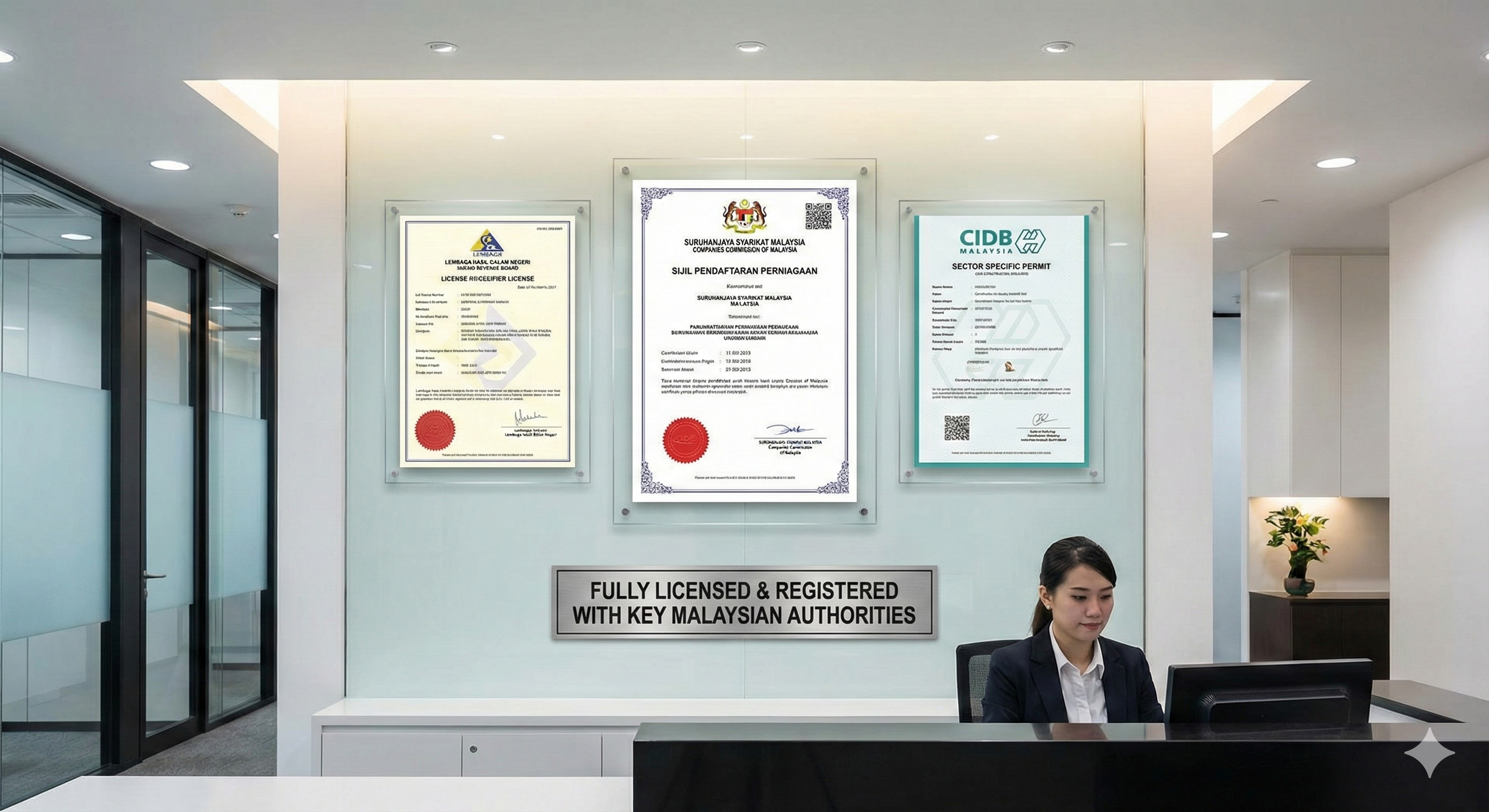 Placeholder: National licenses and registrations
